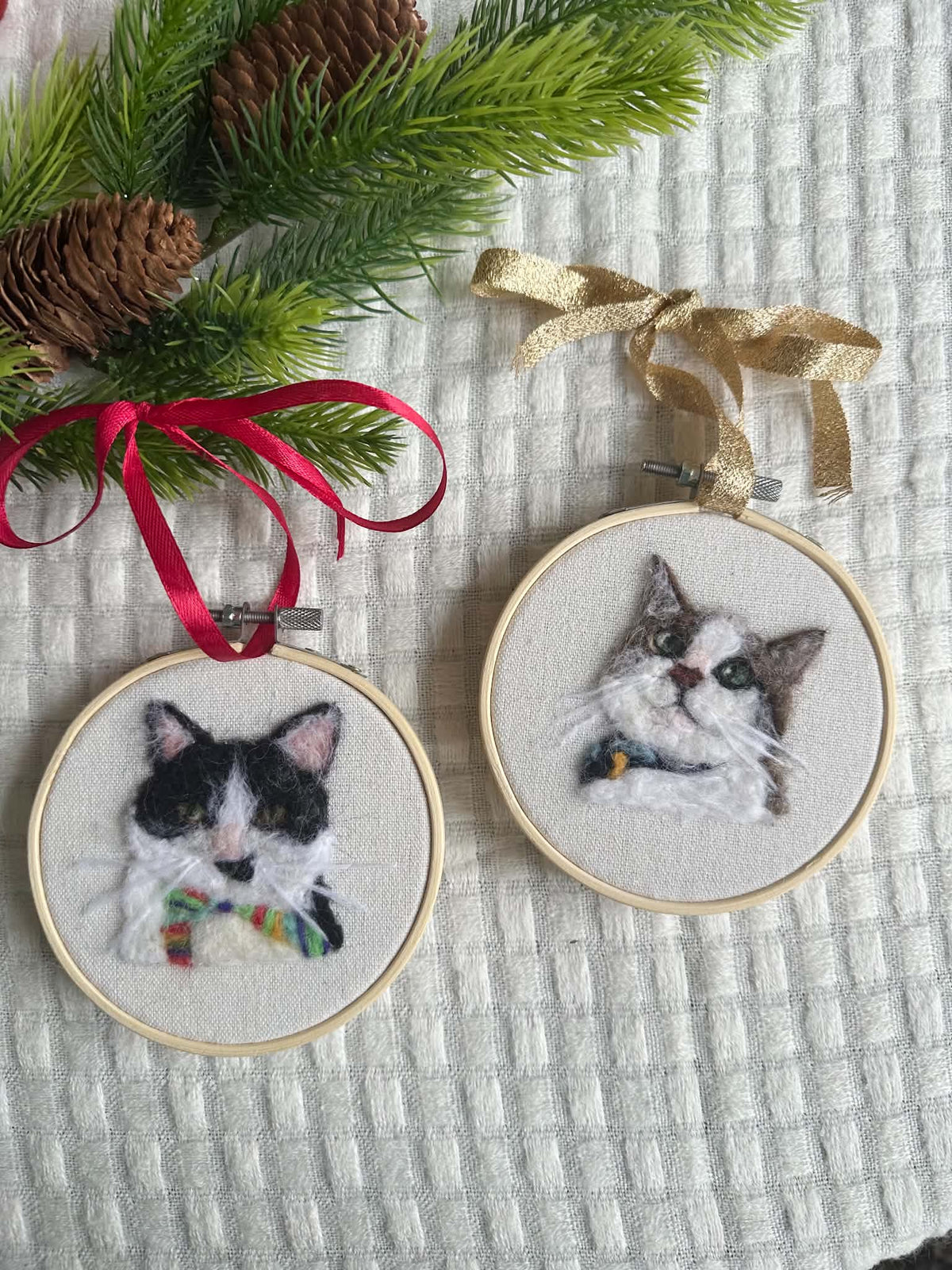 Custom Needle Felted Embroidery