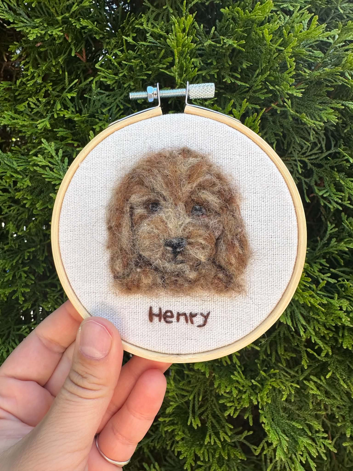 Custom Needle Felted Embroidery