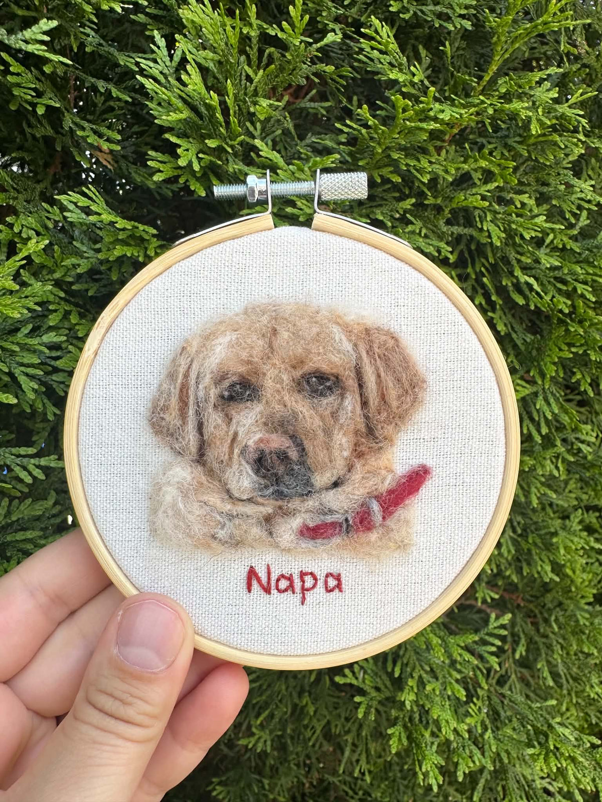 Custom Needle Felted Embroidery