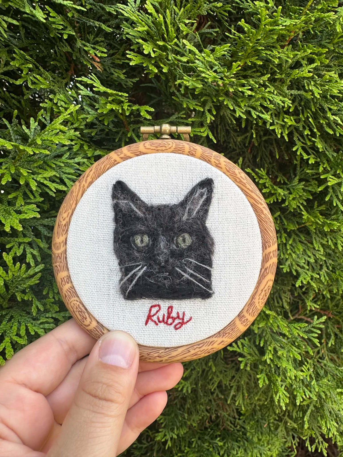 Custom Needle Felted Embroidery